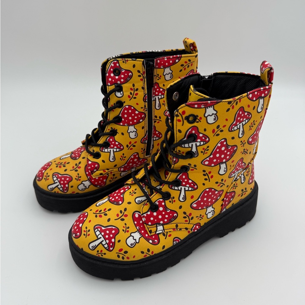 Yoki Vegan Leather Mushroom Boots